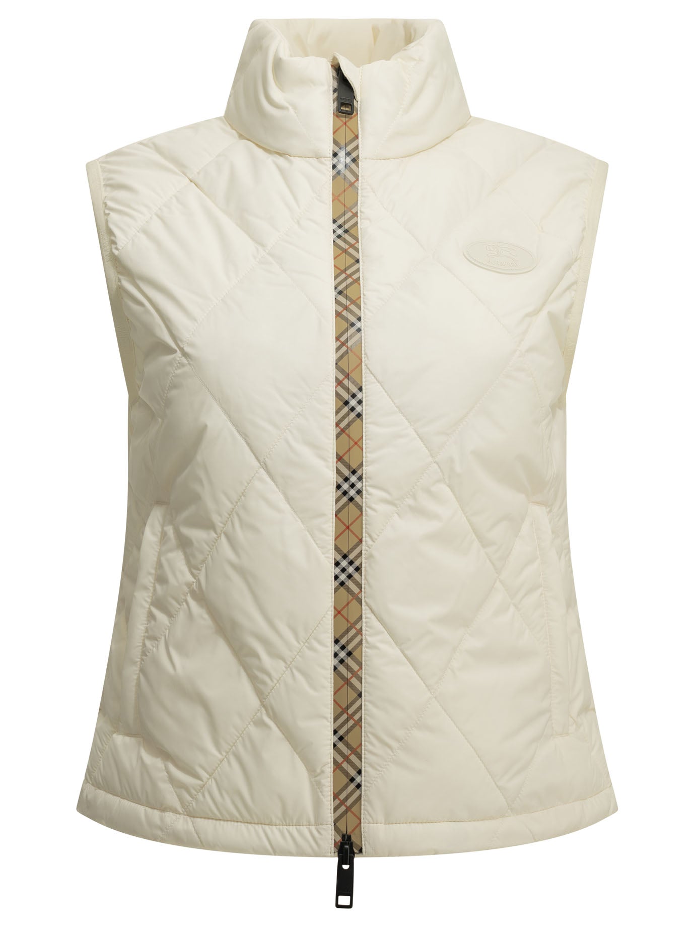 Burberry "Cheswick" Sleeveless Jacket - White