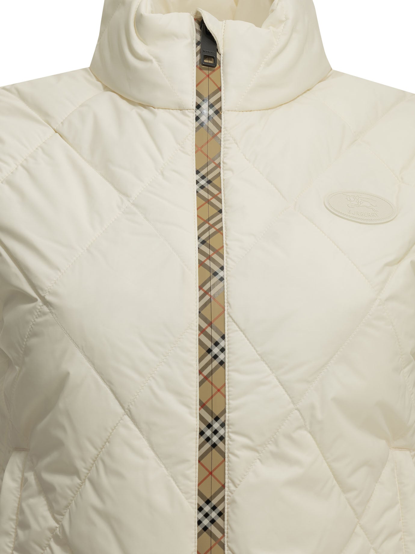 Burberry "Cheswick" Sleeveless Jacket - White