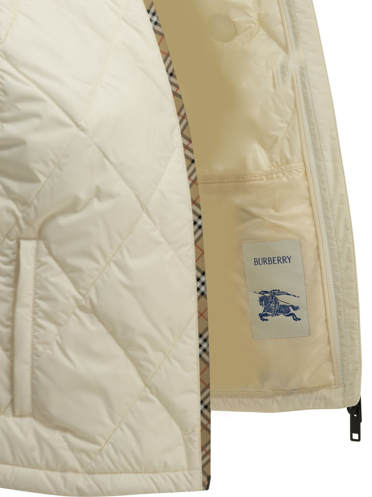 Burberry "Cheswick" Sleeveless Jacket - White