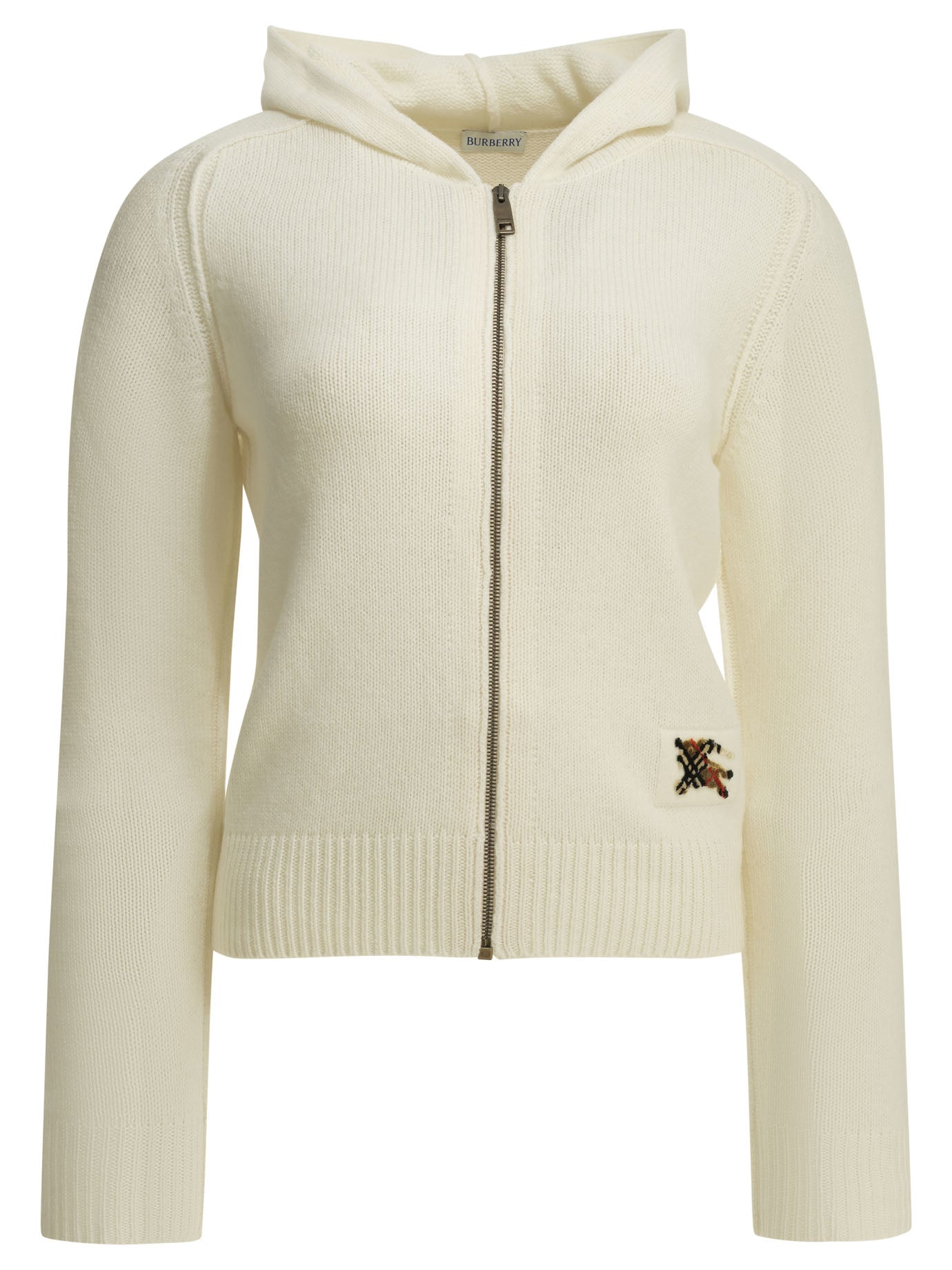 Burberry "Jillian" zipper sweater - Beige