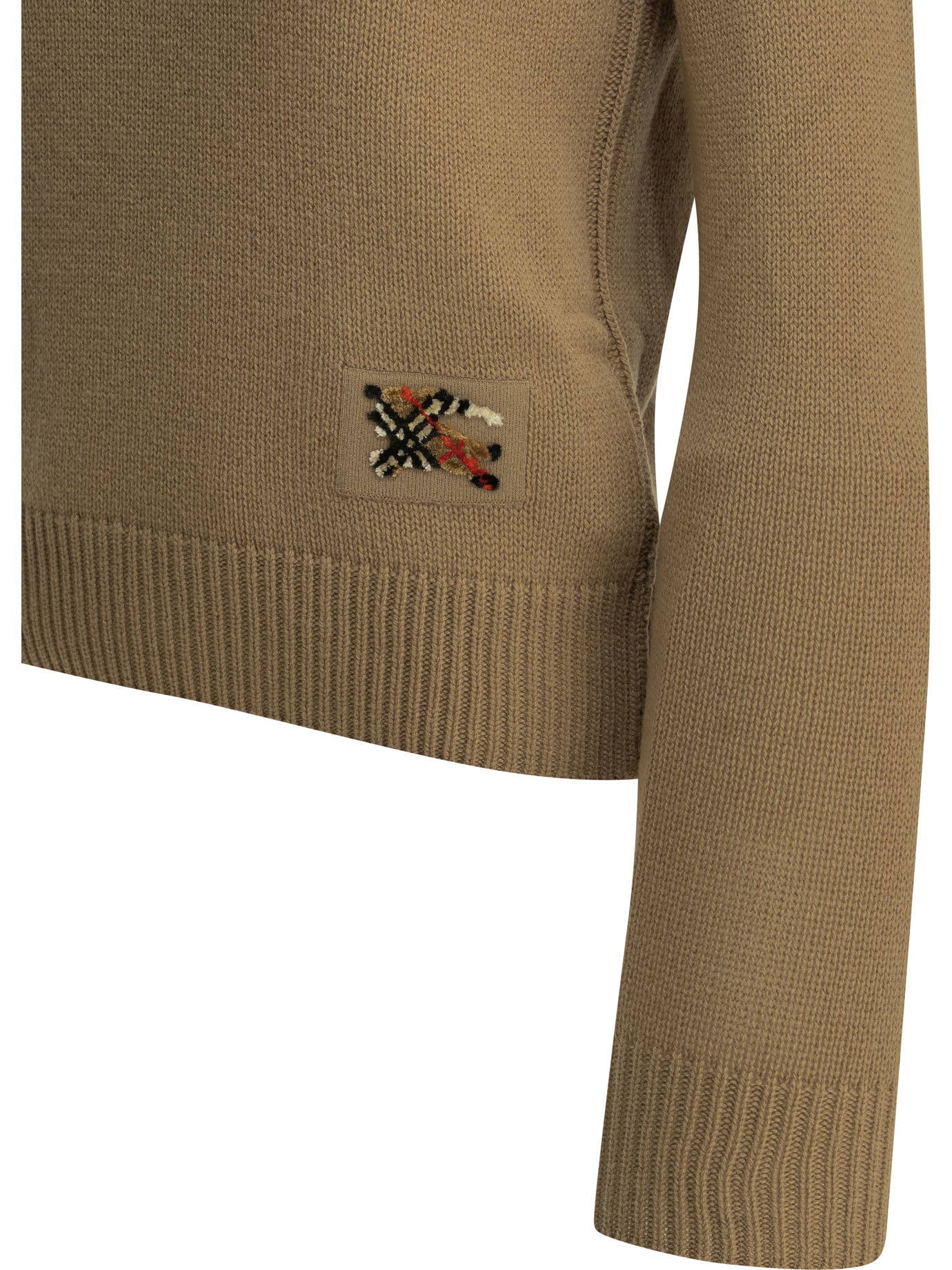Burberry "Janelle" Round neck sweater - Brown