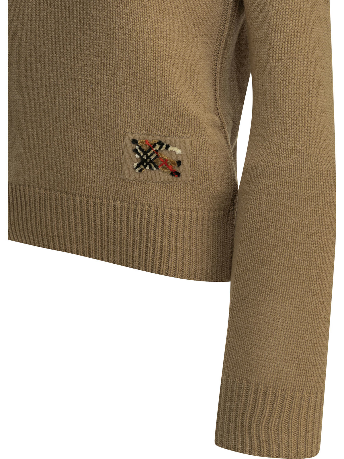 Burberry "Janelle" Round neck sweater - Brown
