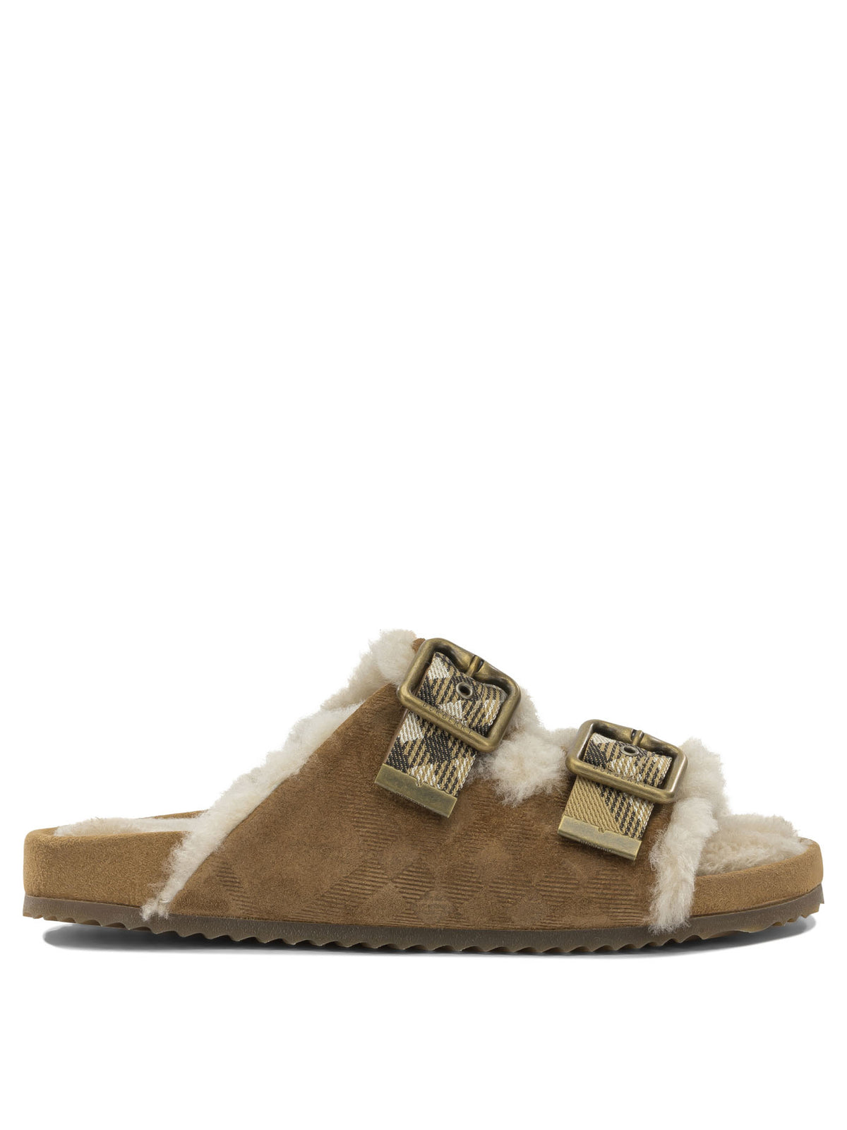 Burberry "Urchin" Flat Sandals - Beige