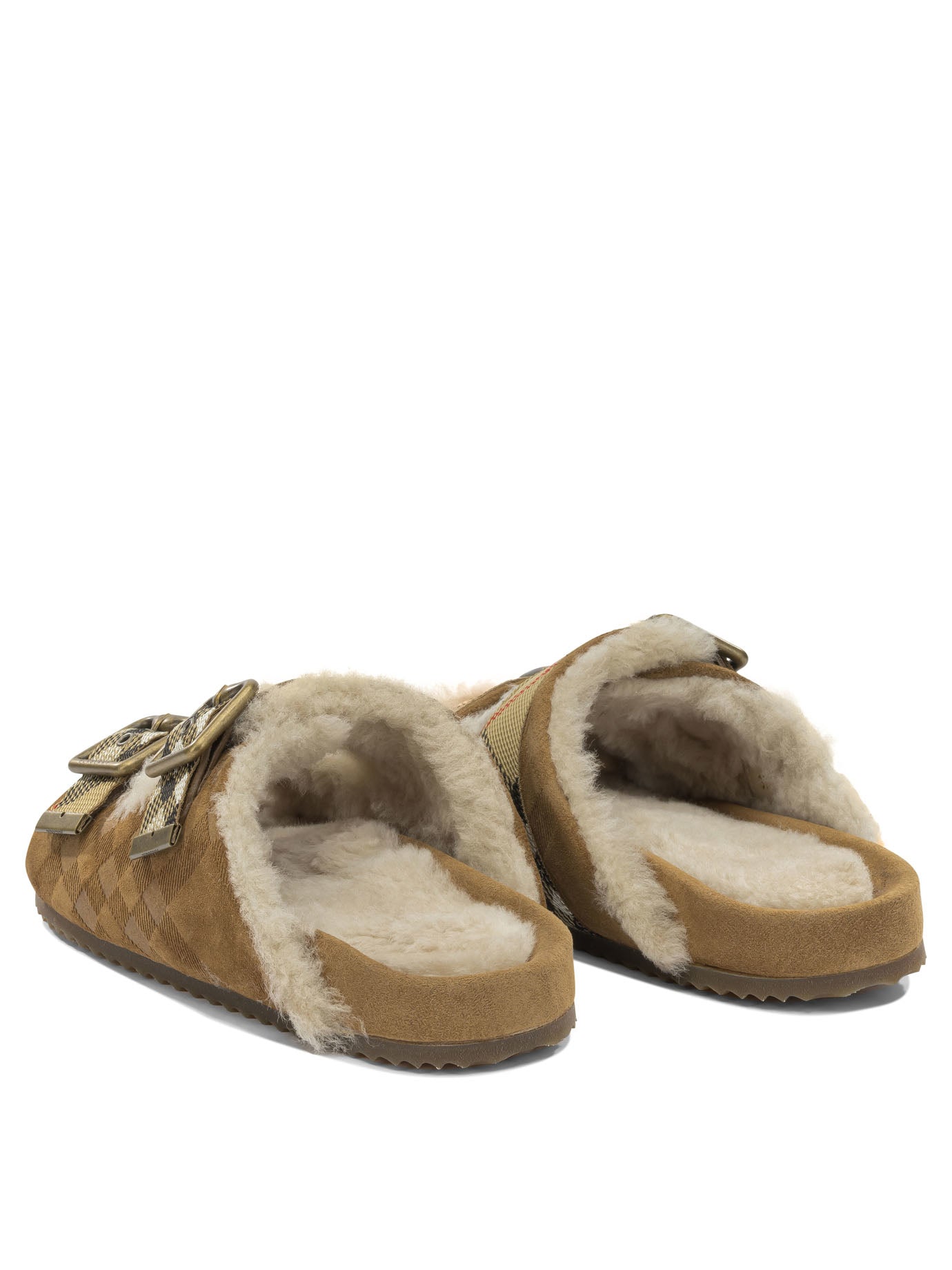 Burberry "Urchin" Flat Sandals - Beige