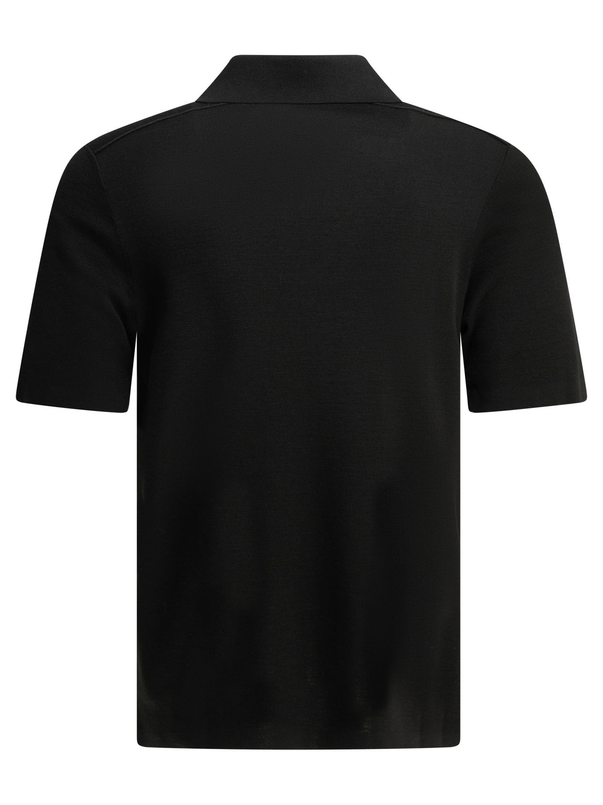 Burberry "Marcus" Button-Down Polo Shirt - Black