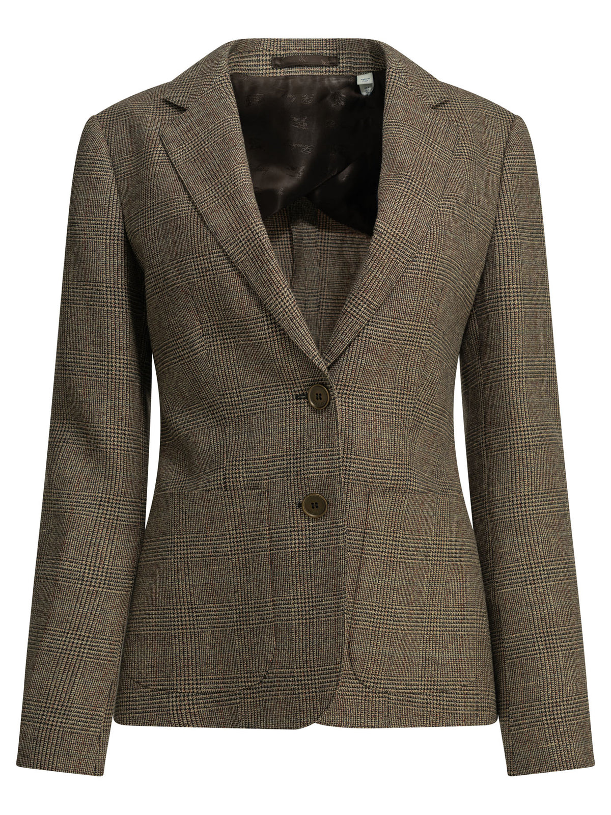 Burberry Wool-and-linen-blend blazer - Brown