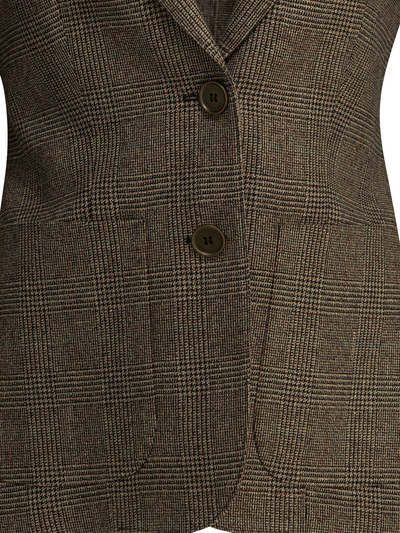 Burberry Wool-and-linen-blend blazer - Brown