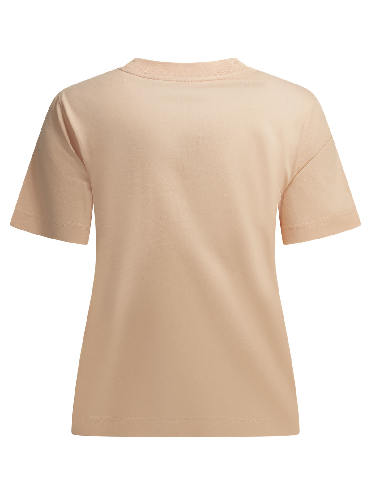 Burberry "Knight Check" Crew-Neck T-Shirt - Pink