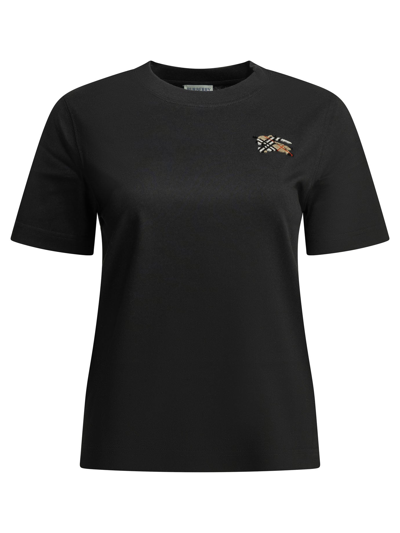 Burberry "Knight Check" crewneck T-shirt - Black