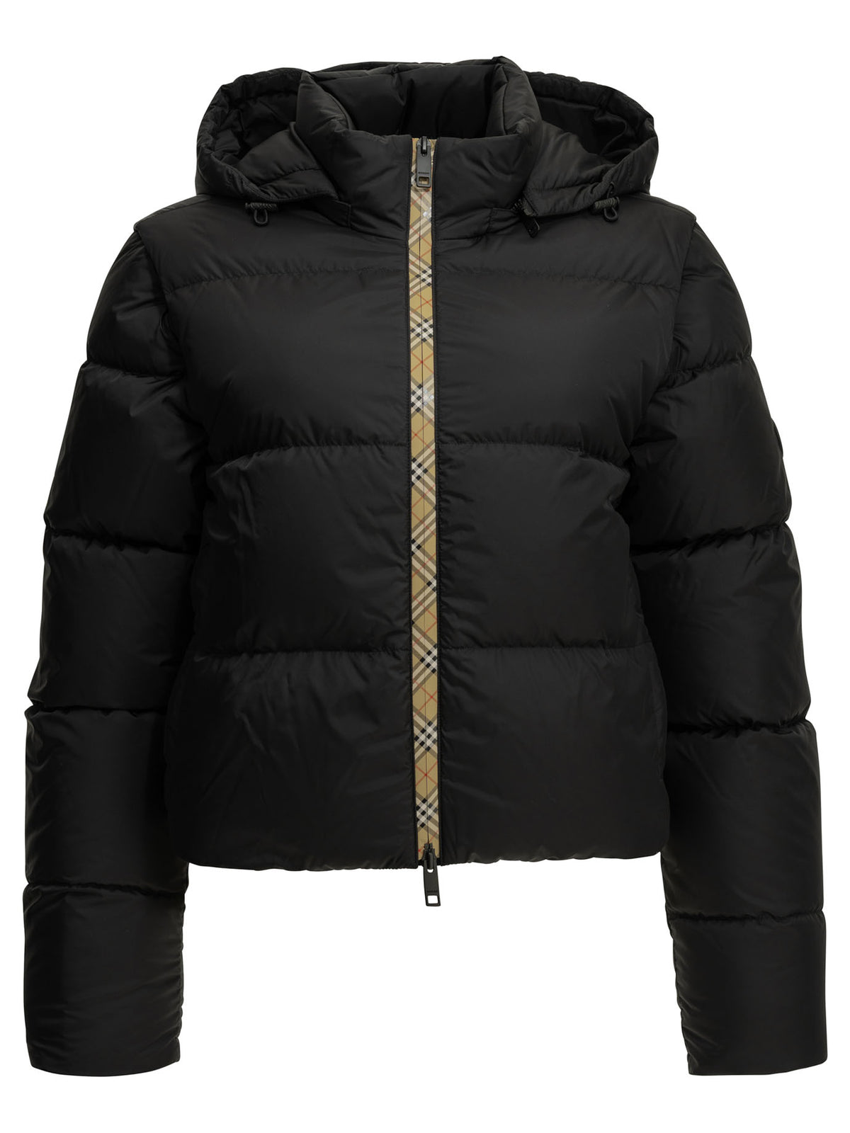 Burberry "Langdale" Short Down Jacket - Black