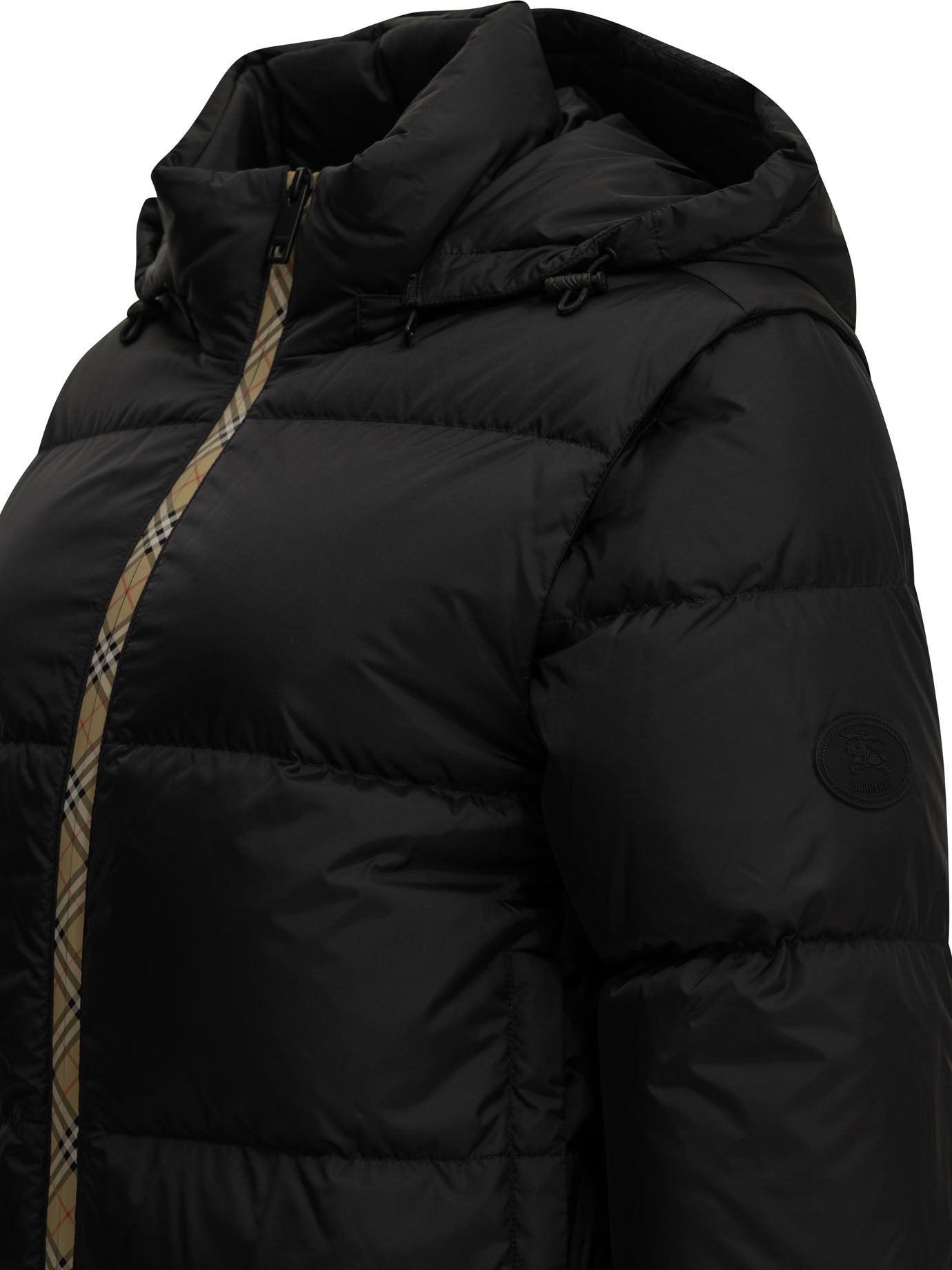 Burberry "Langdale" Short Down Jacket - Black
