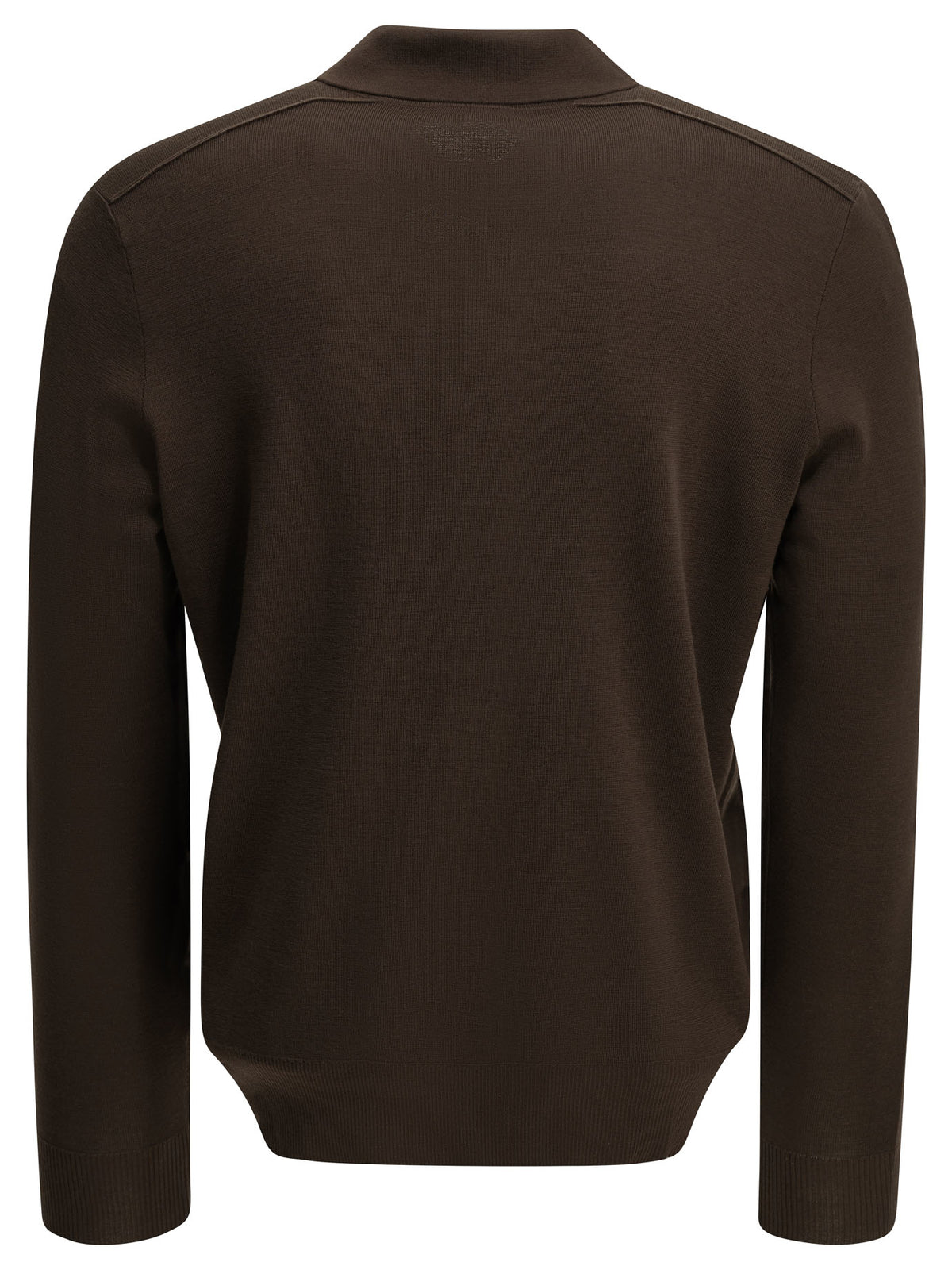 Burberry "Marcus" Polo Sweater - Brown