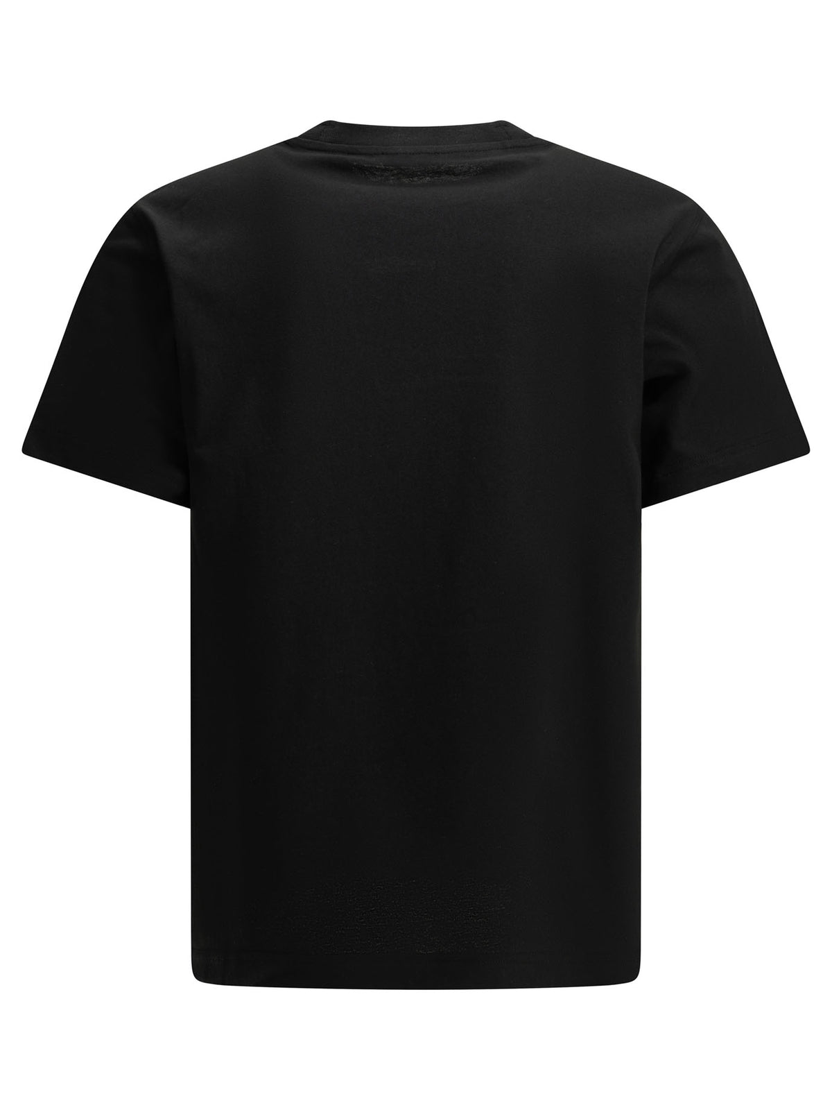 Burberry Crewneck T-shirt with appliqué - Black