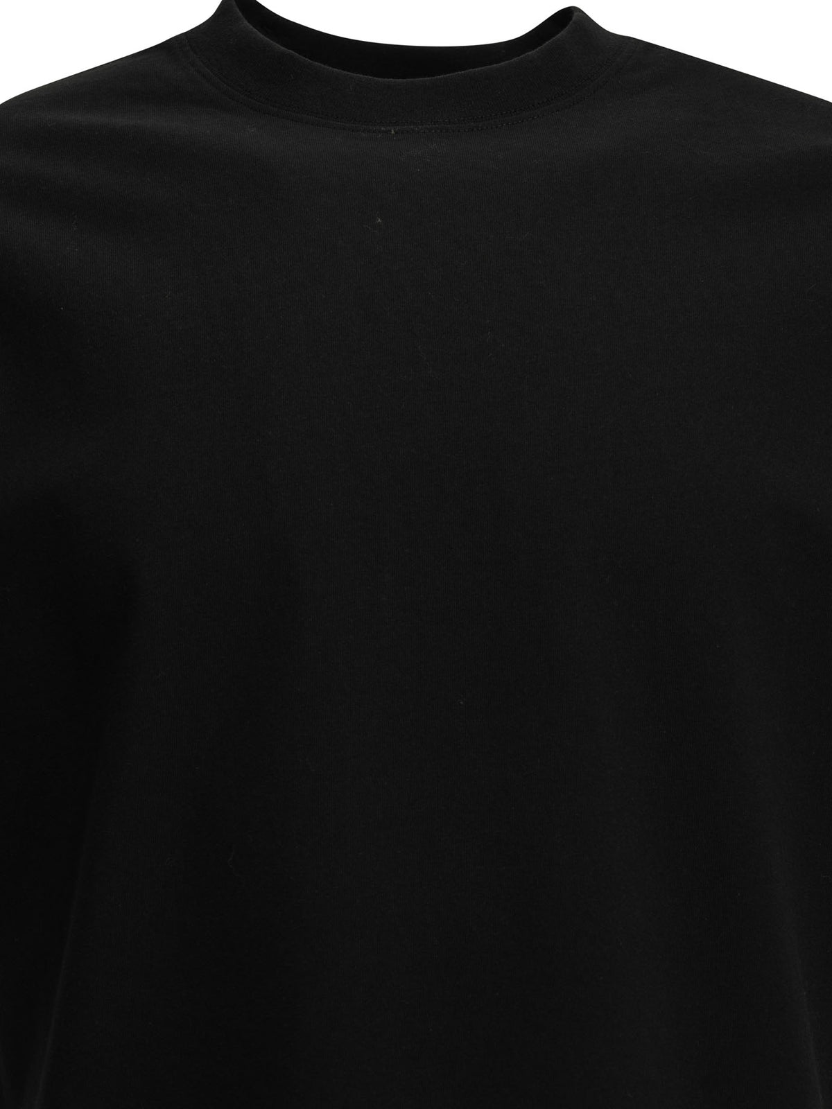 Burberry Crewneck T-shirt with appliqué - Black