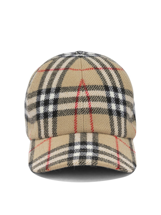 Burberry "Check" Baseball Cap - Beige