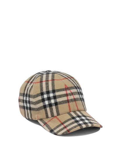 Burberry "Check" Baseball Cap - Beige