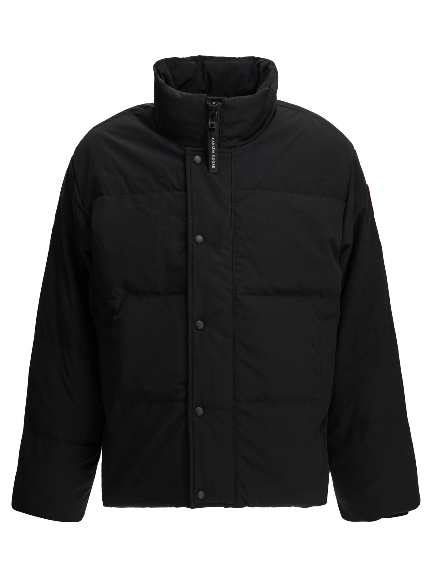 Canada Goose "Bayview" Short Down Jacket - Black