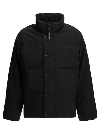 Canada Goose "Bayview" Short Down Jacket - Black