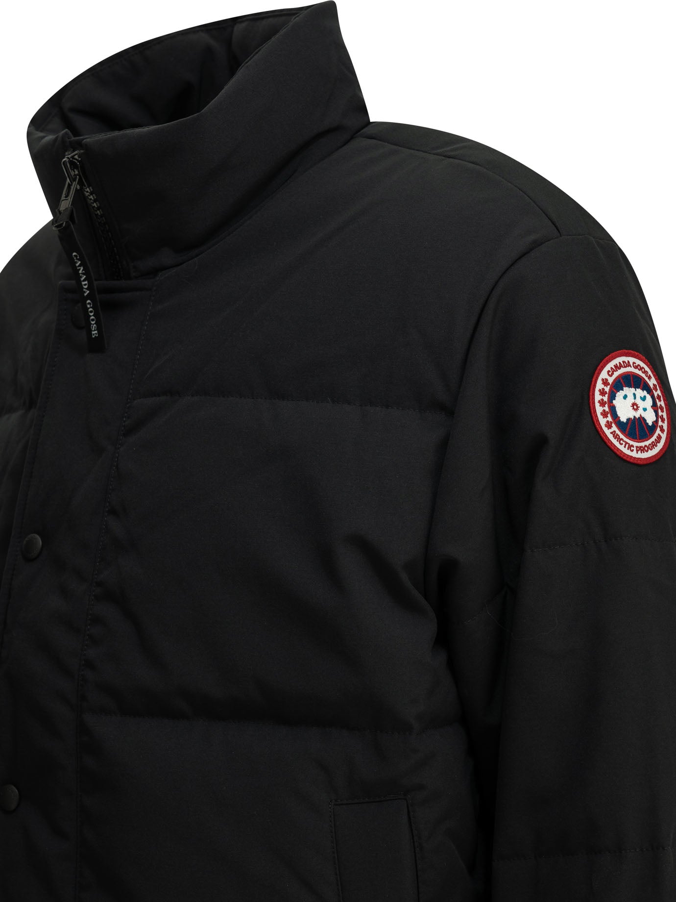 Canada Goose "Bayview" Short Down Jacket - Black