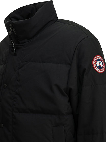 Canada Goose "Bayview" Short Down Jacket - Black