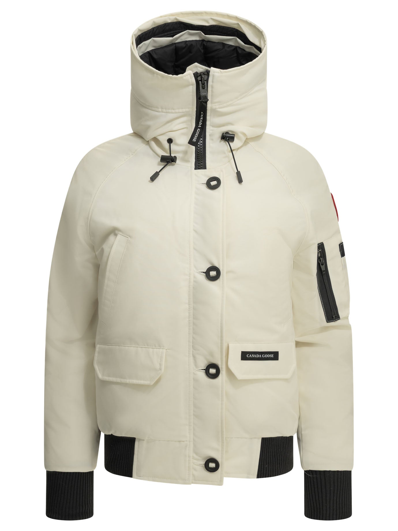 Canada Goose "Chilliwack" Short Down Jacket - White