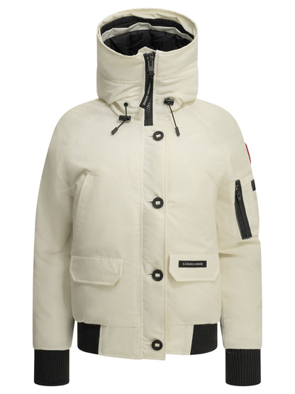 Canada Goose "Chilliwack" Short Down Jacket - White