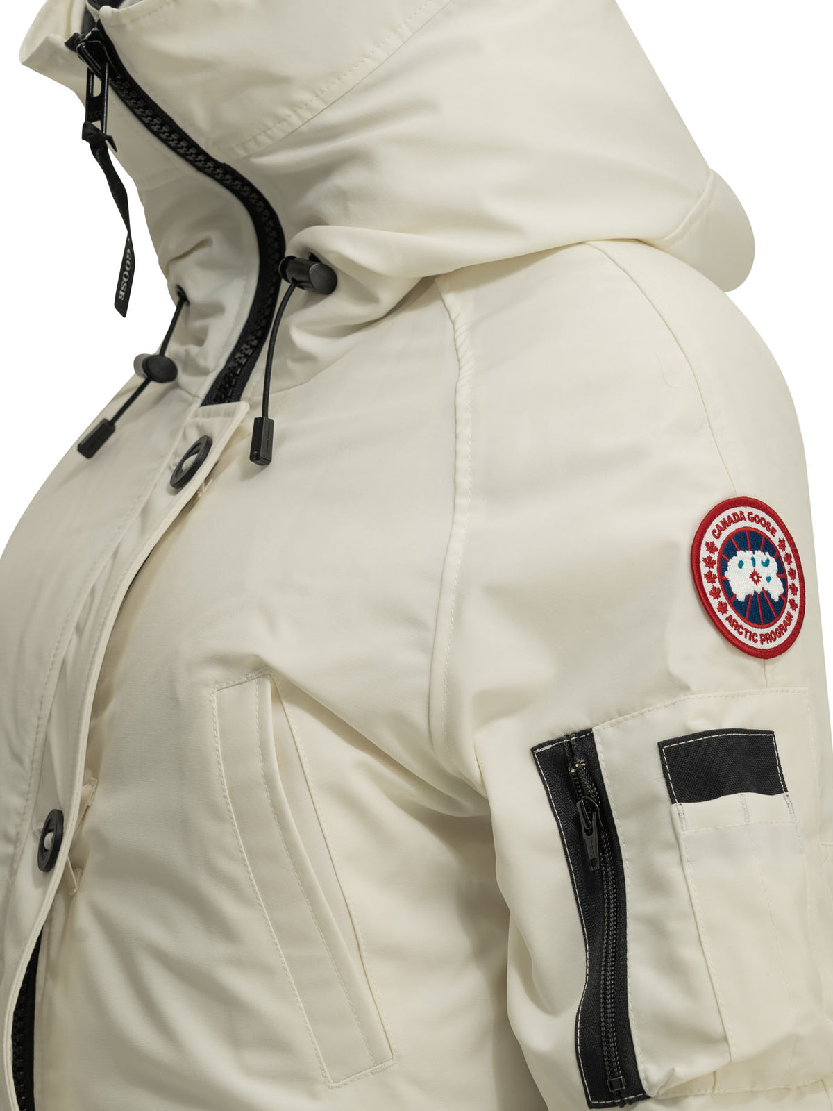 Canada Goose "Chilliwack" Short Down Jacket - White