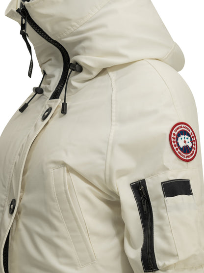 Canada Goose "Chilliwack" Short Down Jacket - White