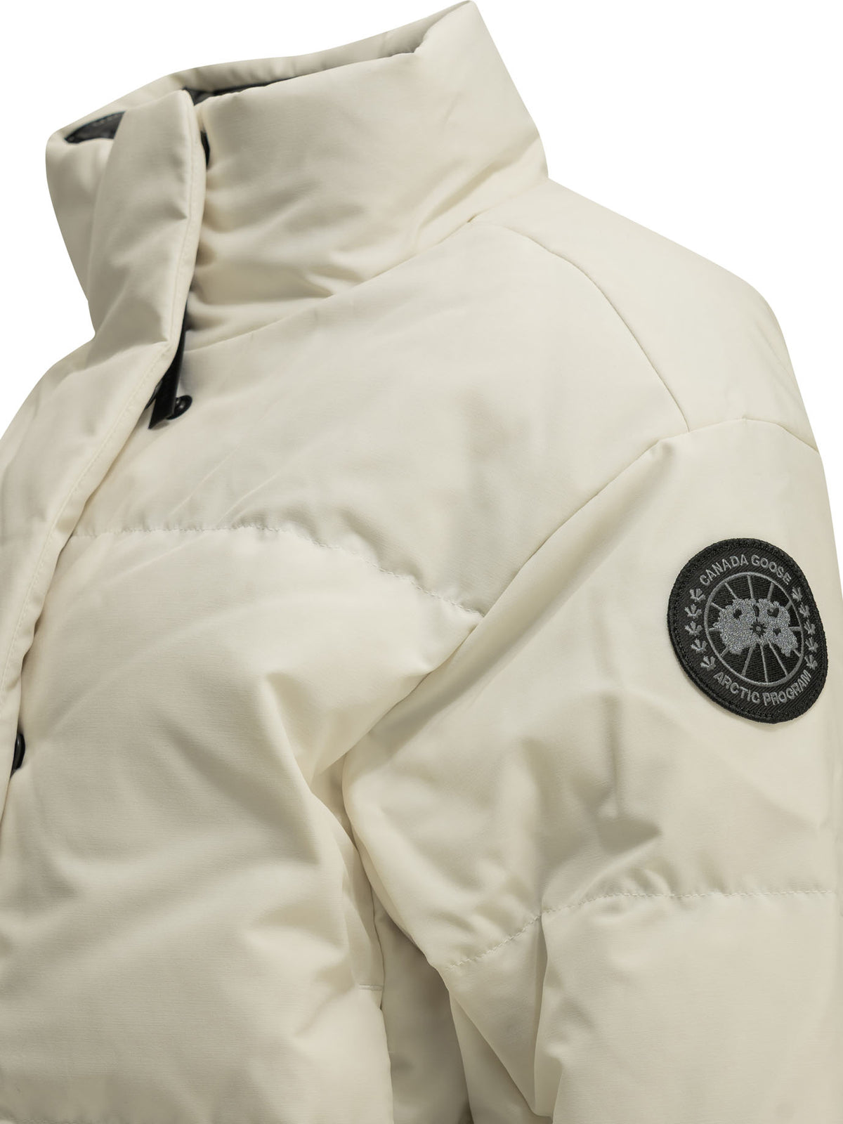Canada Goose "Grandview" Short Down Jacket - White