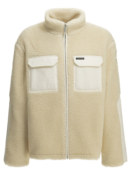 Canada Goose "Harrier" Fleece Jacket - White