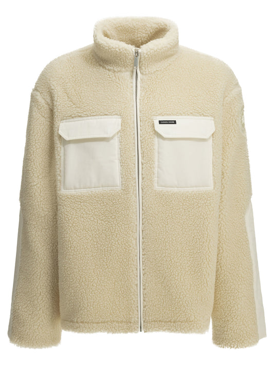 Canada Goose "Harrier" Fleece Jacket - White