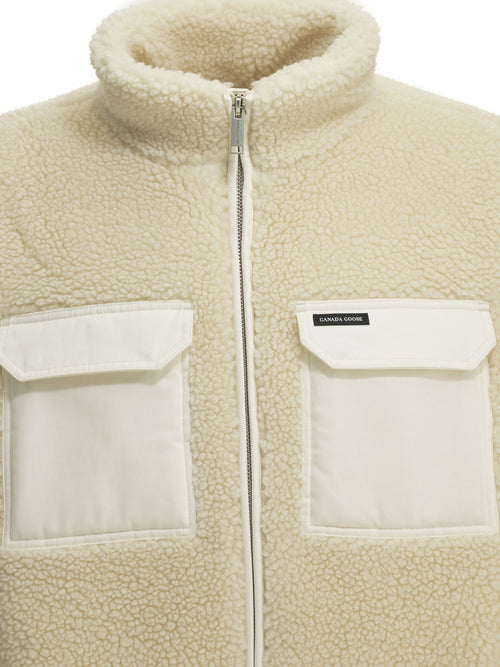 Canada Goose "Harrier" Fleece Jacket - White