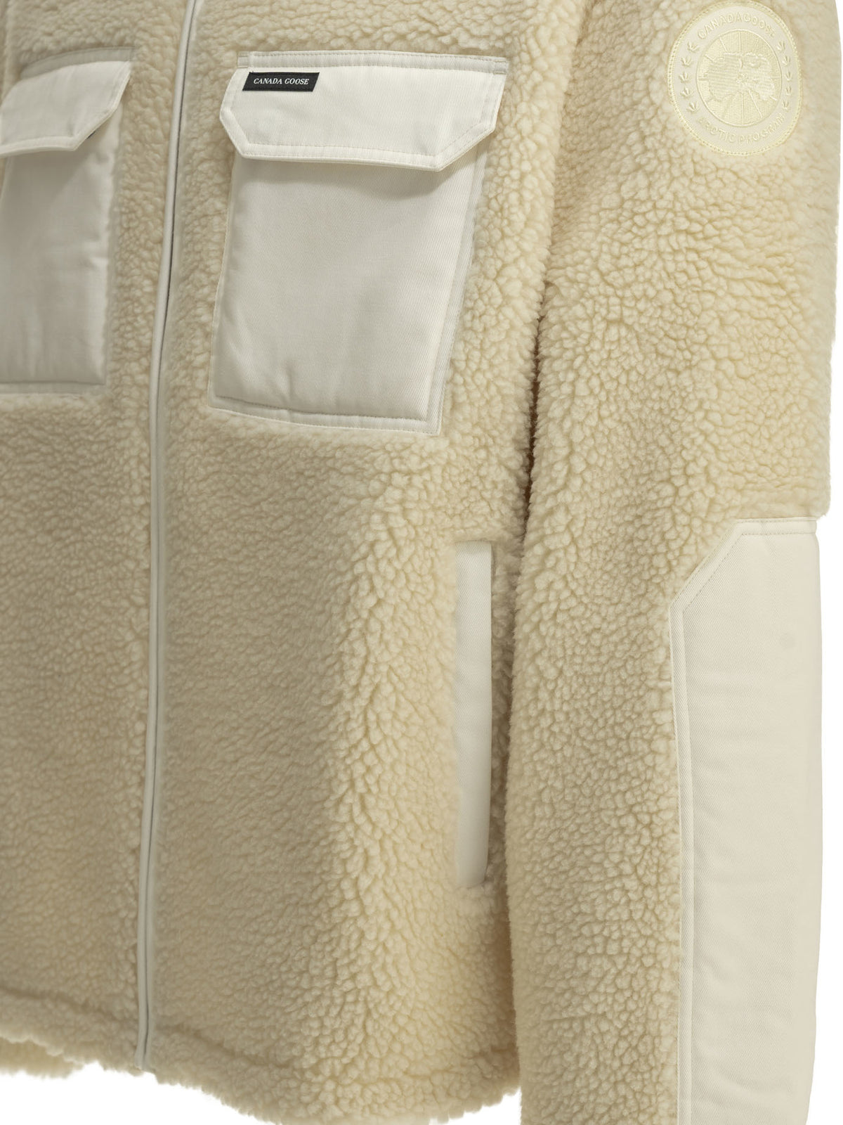 Canada Goose "Harrier" Fleece Jacket - White