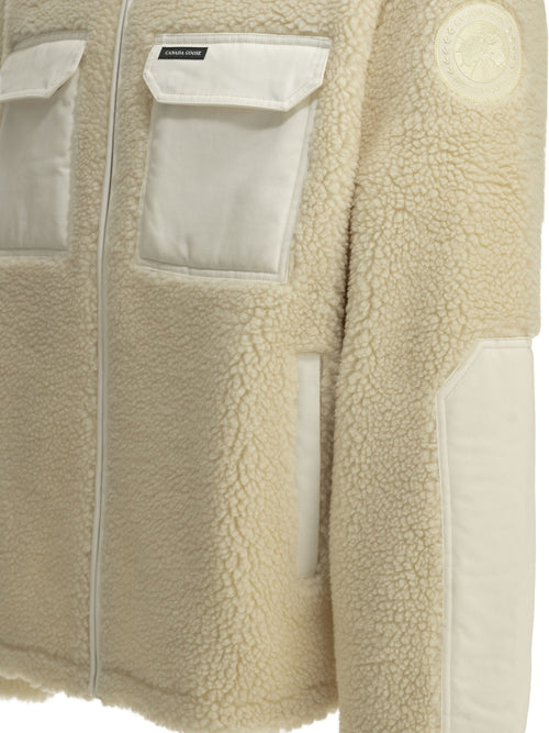 Canada Goose "Harrier" Fleece Jacket - White