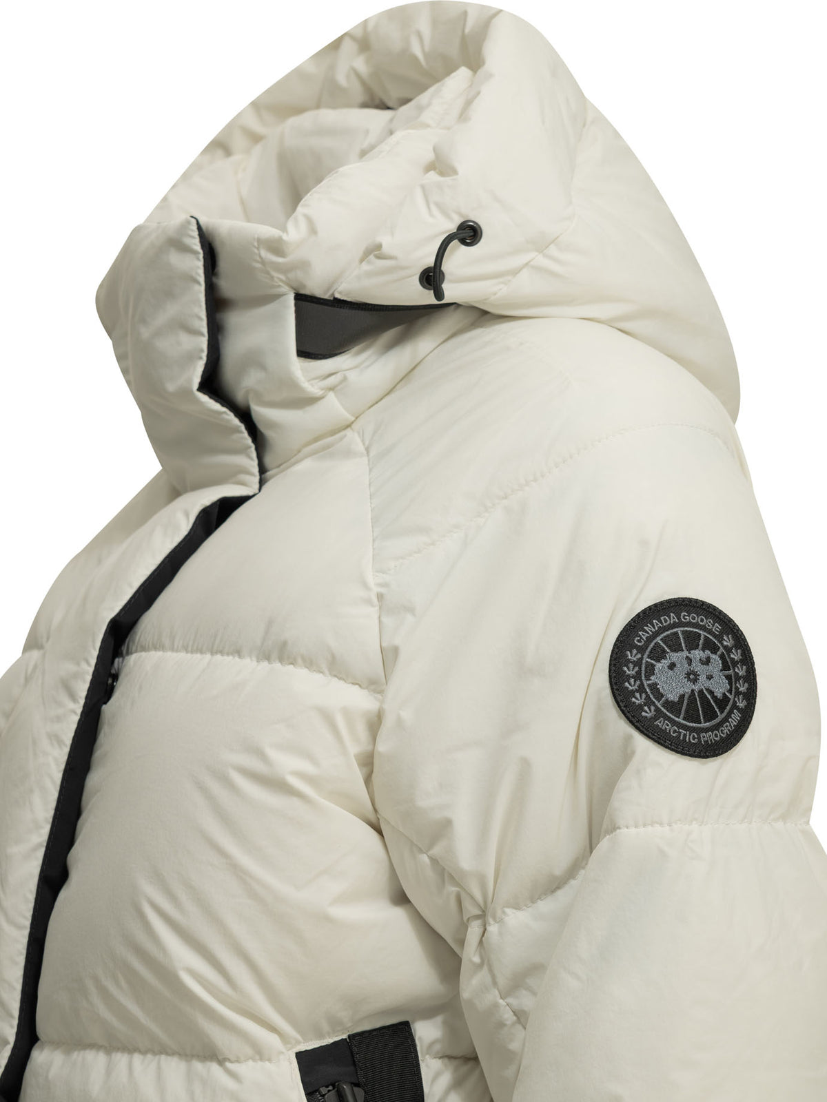 Canada Goose "Junction" Short Down Jacket - White