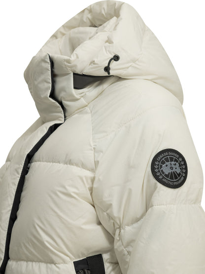 Canada Goose "Junction" Short Down Jacket - White