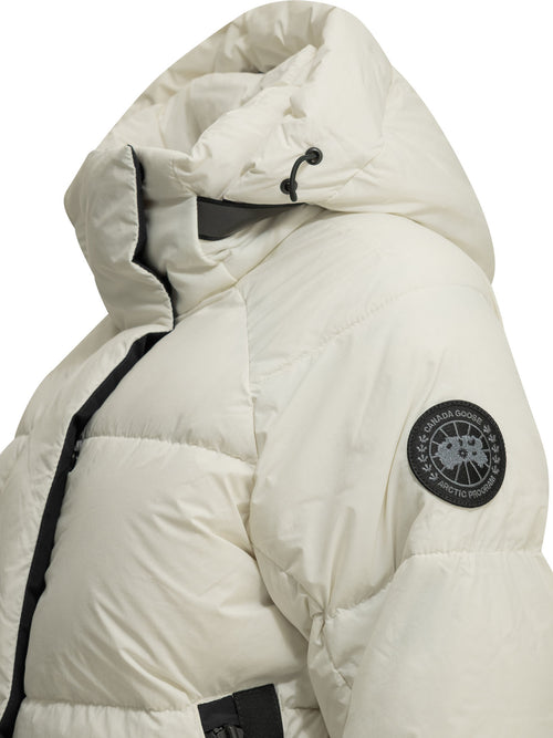 Canada Goose "Junction" Short Down Jacket - White