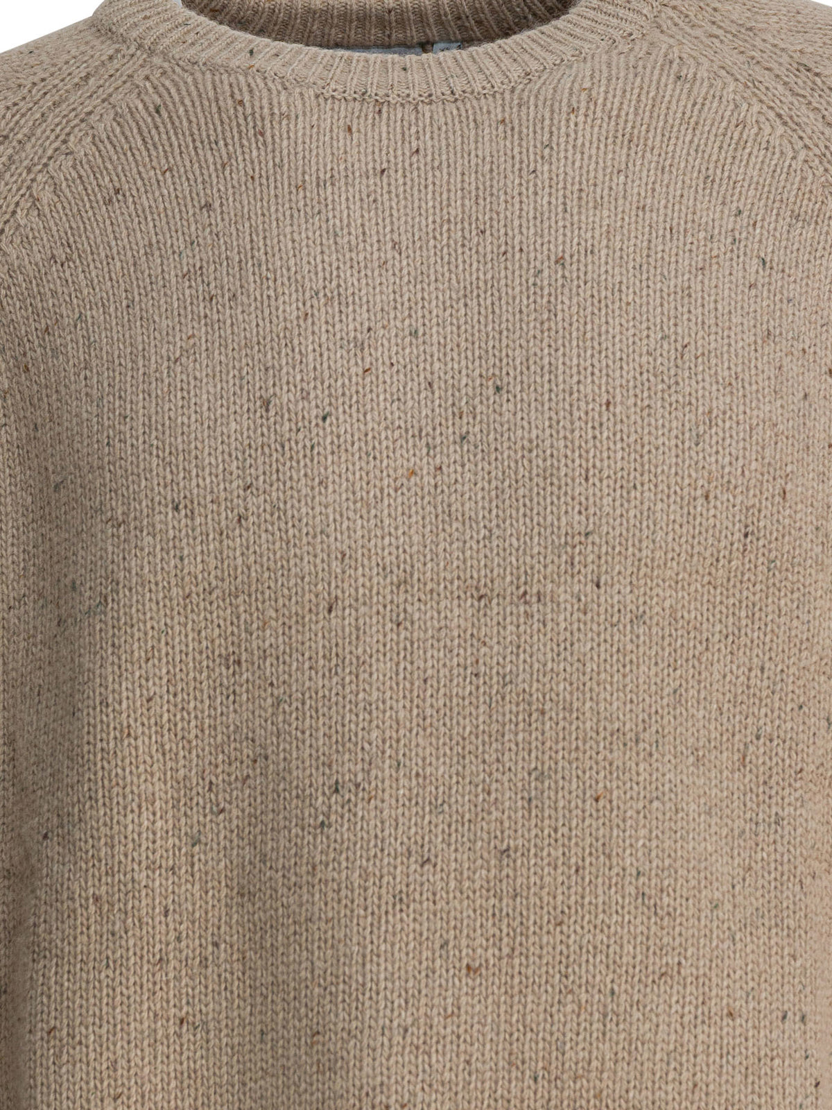 Carhartt WIP "Anglistic" Crew-Neck Sweater - Beige