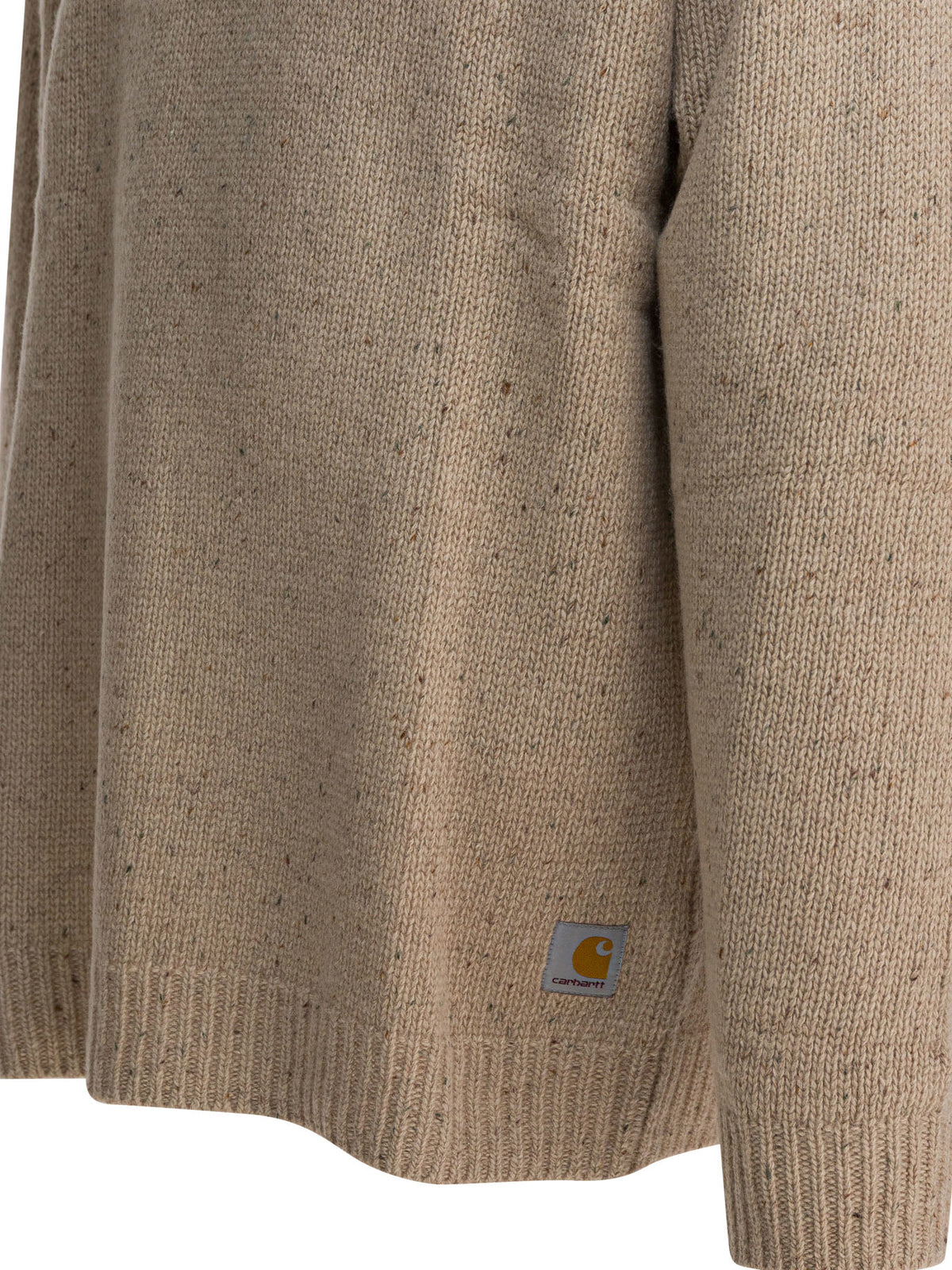 Carhartt WIP "Anglistic" Crew-Neck Sweater - Beige