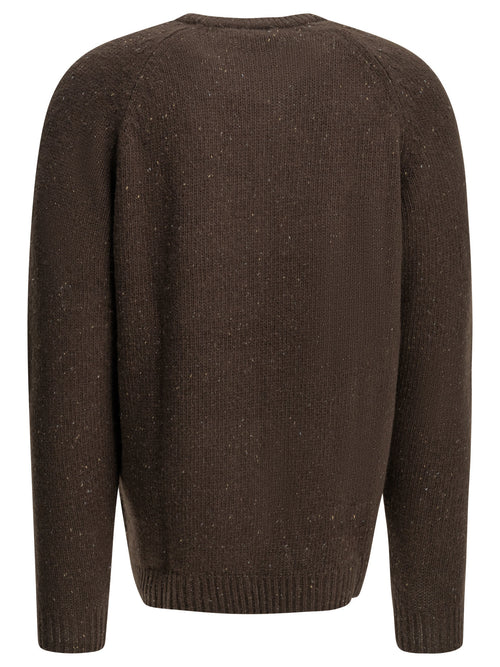 Carhartt WIP "Anglistic" Crew-Neck Sweater - Brown