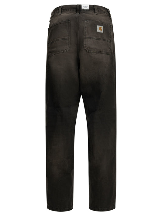Carhartt WIP "Simple" Straight-Leg Jeans - Black