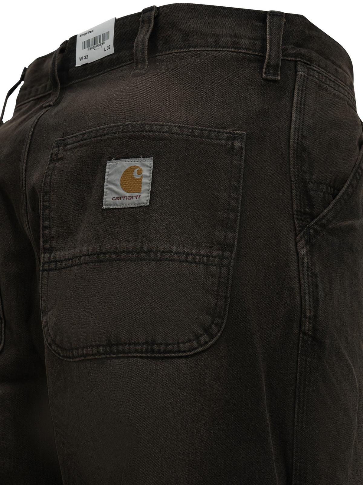 Carhartt WIP "Simple" Straight-Leg Jeans - Black