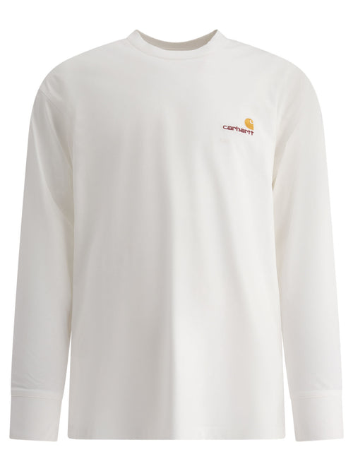 Carhartt WIP "American Script" Crew-Neck T-Shirt - White