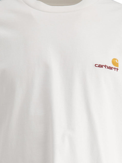 Carhartt WIP "American Script" Crew-Neck T-Shirt - White