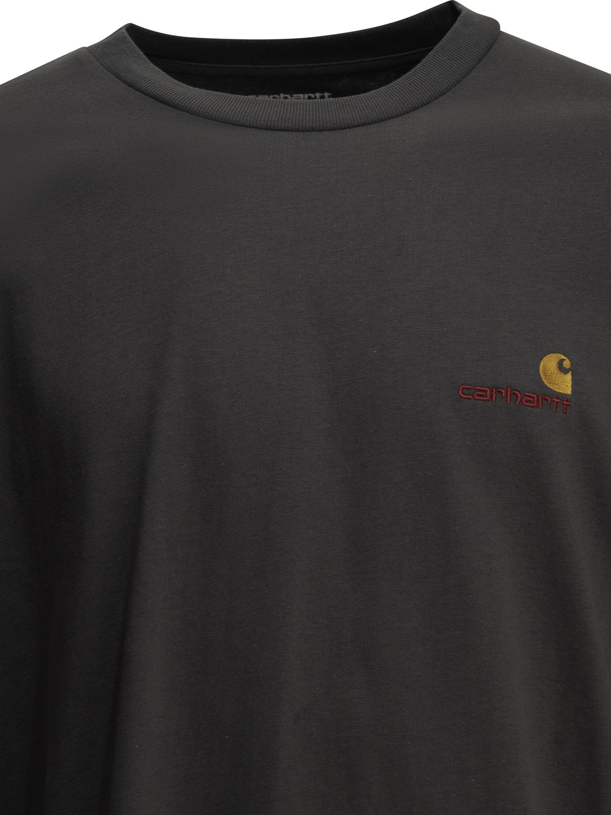 Carhartt WIP "American Script" Crew-Neck T-Shirt - Grey