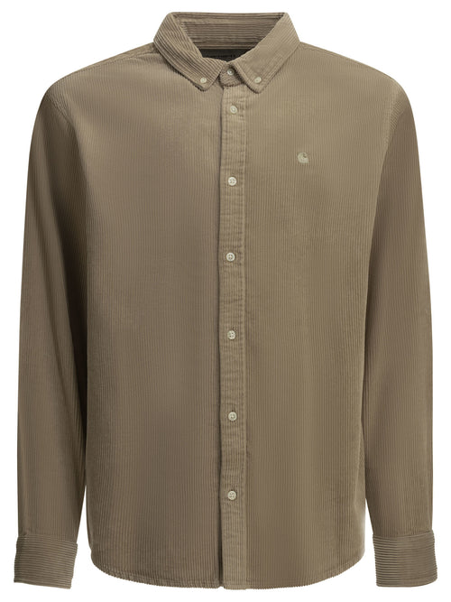 Carhartt WIP "Madison Cord" Casual Shirt - Beige