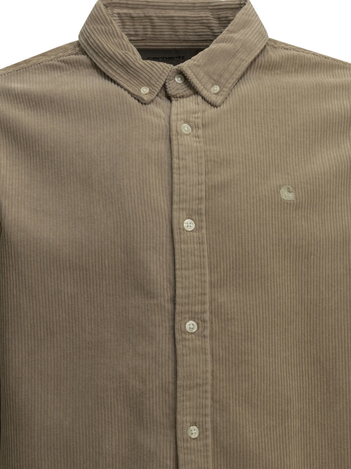 Carhartt WIP "Madison Cord" Casual Shirt - Beige