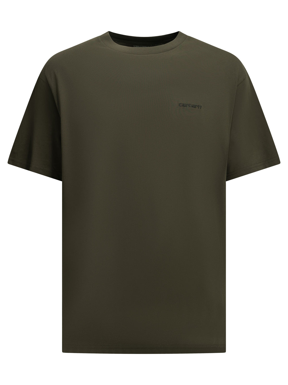 Carhartt WIP "Script Embroidery" Crew-Neck T-Shirt - Green