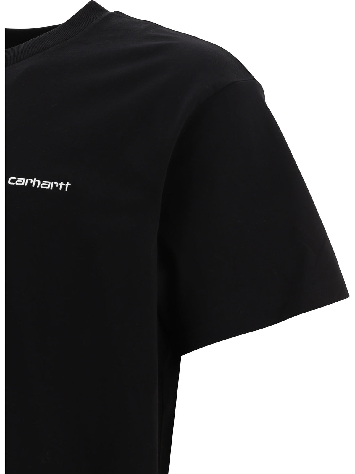 Carhartt WIP "Script Embroidery" Crew-Neck T-Shirt - Black