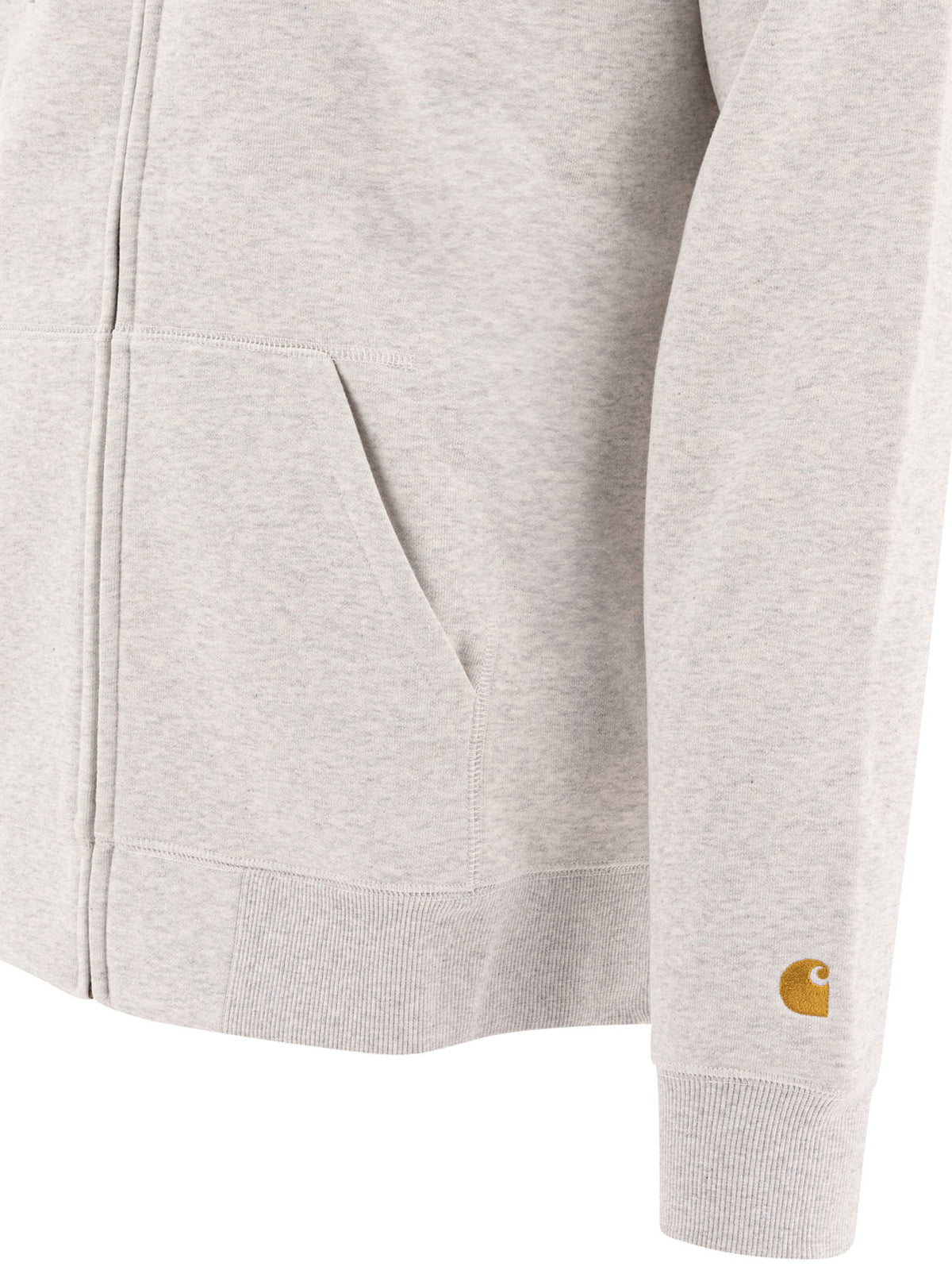 Carhartt WIP "Chase" Zip-Up Sweatshirt - Grey